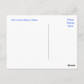 オールドオーチャードビーチメインハガキ ポストカード (裏面)