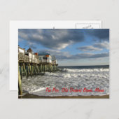 オールドオーチャードビーチメインポストカード ポストカード (正面/裏面)