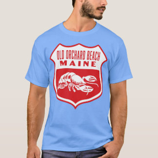 オールドオーチャードビーチメインレトロシールドホワイト Tシャツ
