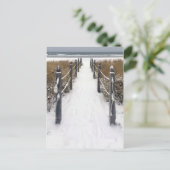 オールドオーチャードビーチ冬 ポストカード (スタンド正面)