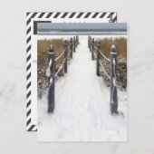 オールドオーチャードビーチ冬 ポストカード (正面/裏面)