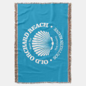 オールドオーチャードビーチ(シーシェル) スローブランケット (正面縦)
