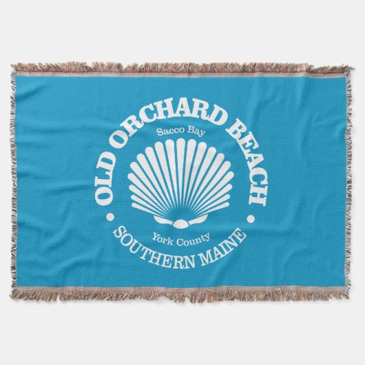 オールドオーチャードビーチ(シーシェル) スローブランケット (正面)
