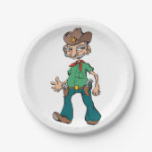 オールドカウボーイ ペーパープレート (正面)