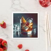 オールドカクテルファッションドパーティー スタンダードカクテルナプキン (インサイチュ)