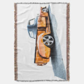 オールドカスタムトラックブランケット スローブランケット (正面縦)