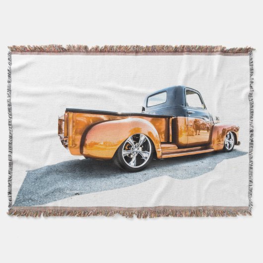 オールドカスタムトラックブランケット スローブランケット (正面)
