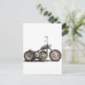 オールドカッコいいバイク ポストカード (スタンド正面)