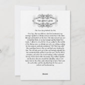 オールドカップルのフルカラーオリジナルアート記念日 シーズンカード (裏面)