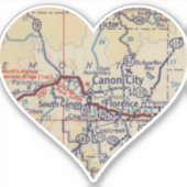オールドカノンシティの地図 シール (正面)
