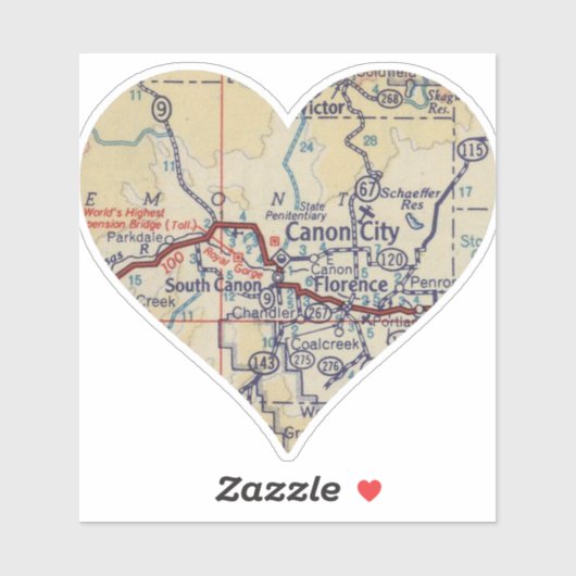 オールドカノンシティの地図 シール (シート)