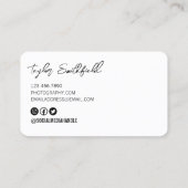 オールドカメラ写真用名刺 名刺 (裏面)