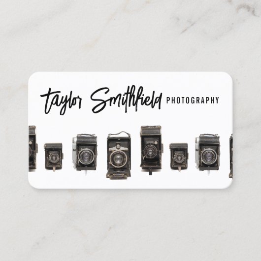 オールドカメラ写真用名刺 名刺 (正面)