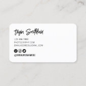 オールドカメラ写真用名刺 名刺 (裏面)