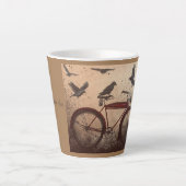 オールドカラス カフェラテマグ (正面)