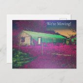 オールドカラフルハウスアート発表を行う ポストカード (正面/裏面)