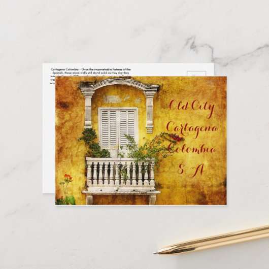 オールドカルタヘナポストカード ポストカード (正面/裏面インサイチュ)