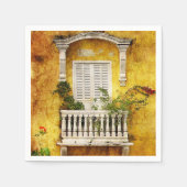 オールドカルタヘナ紙ナプキンス スタンダードカクテルナプキン (正面)