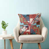 オールドカントリーファッションドキルテッドヴィンテージデコール クッション (椅子)