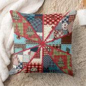 オールドカントリーファッションドキルテッドヴィンテージデコール クッション (ブランケット)