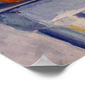 オールドカントリーフランスのサニーアウトドアシェルフ ポスター (角)