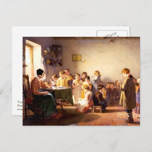 オールドカントリー絵画スクールファインアート ポストカード (正面/裏面)