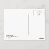 オールドカントリー絵画スクールファインアート ポストカード (裏面)