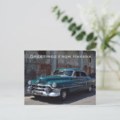オールドカーズハバナキューバタクシー ポストカード (スタンド正面)