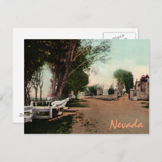 オールドカーソンシティロードヴィンテージはがき ポストカード (正面/裏面)