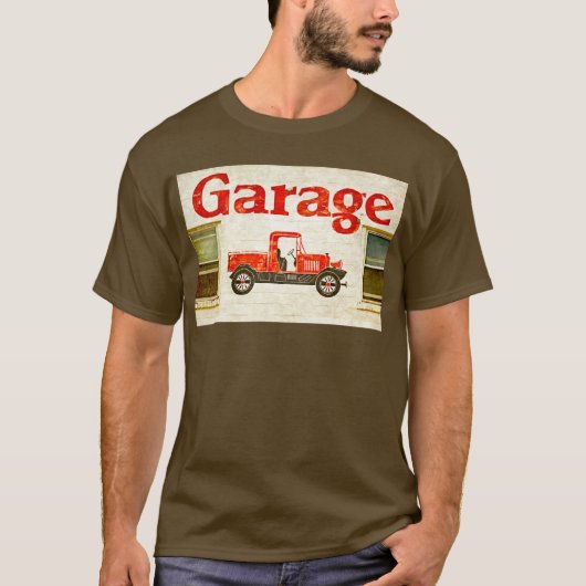 オールドガレージ Tシャツ (正面)