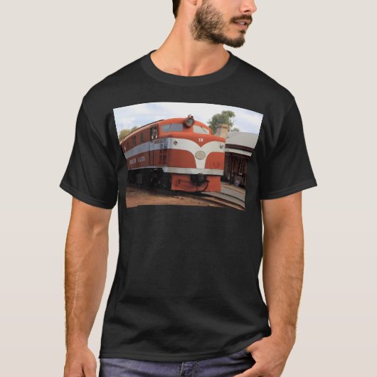オールドガン機関車 アリススプリングス オーストラリア Tシャツ (正面)