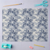 オールドキャッスルモダンブルートイレデジュエパタン 薄葉紙 (クラフト)