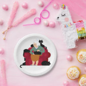 オールドキャットレディ紙プレート ペーパープレート (パーティー)