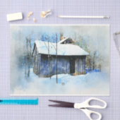 オールドキャッ素朴プキャビン・デコページティッシュペーパー 薄葉紙 (クラフト)