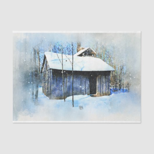 オールドキャッ素朴プキャビン・デコページティッシュペーパー 薄葉紙 (正面)