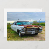オールドキャディラック ポストカード (正面/裏面)
