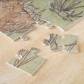 オールドキャビンとフェンス ジグソーパズル (側面)