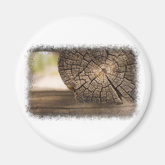 オールドキャビンウッド質感 マグネット (正面)