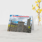 オールドキルカレン クリスマス カード (黄色い花)