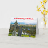 オールドキルカレン クリスマス カード (黄色い花)