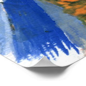 オールドクォーターフランスのバルコニーニューオーリンズ ポスター (角)