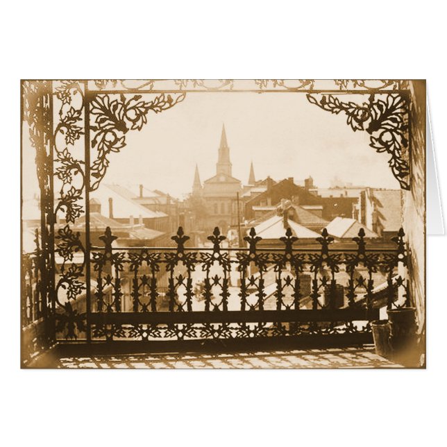 オールドクォーターフランスのバルコニー (正面横)