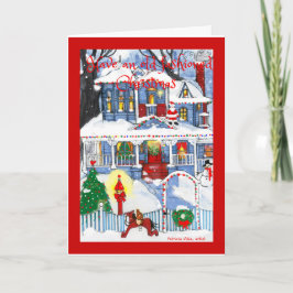 オールドクファッションドリスマスヴィンテージハ飾ウス  シーズンカード