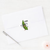 オールドクラおもしろいプン ラウンドシール (封筒)