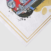 オールドクラシックカーデコパージュ 薄葉紙 (詳細)