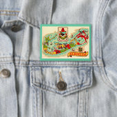 オールドクラシックバミューダの地図 缶バッジ (インサイチュ)