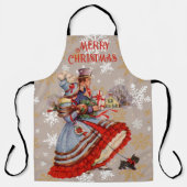オールドクリファッションドスマスショッピング エプロン (正面)