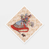 オールドクリファッションドスマスショッピング スタンダードランチョンナプキン (角)