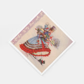 オールドクリファッションドスマスショッピング スタンダードランチョンナプキン (角)