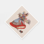 オールドクリファッションドスマスショッピング スタンダードランチョンナプキン (角)